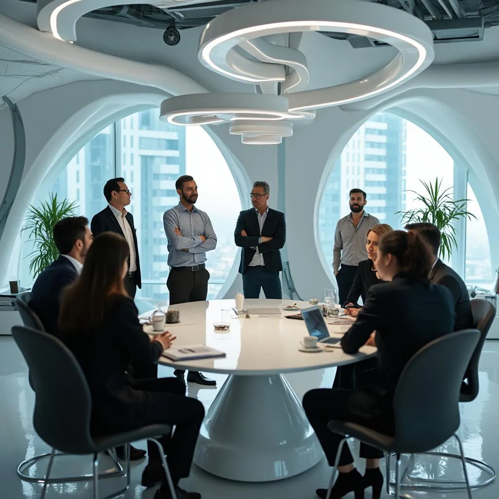 Equipo de ConsultingPro en oficina moderna